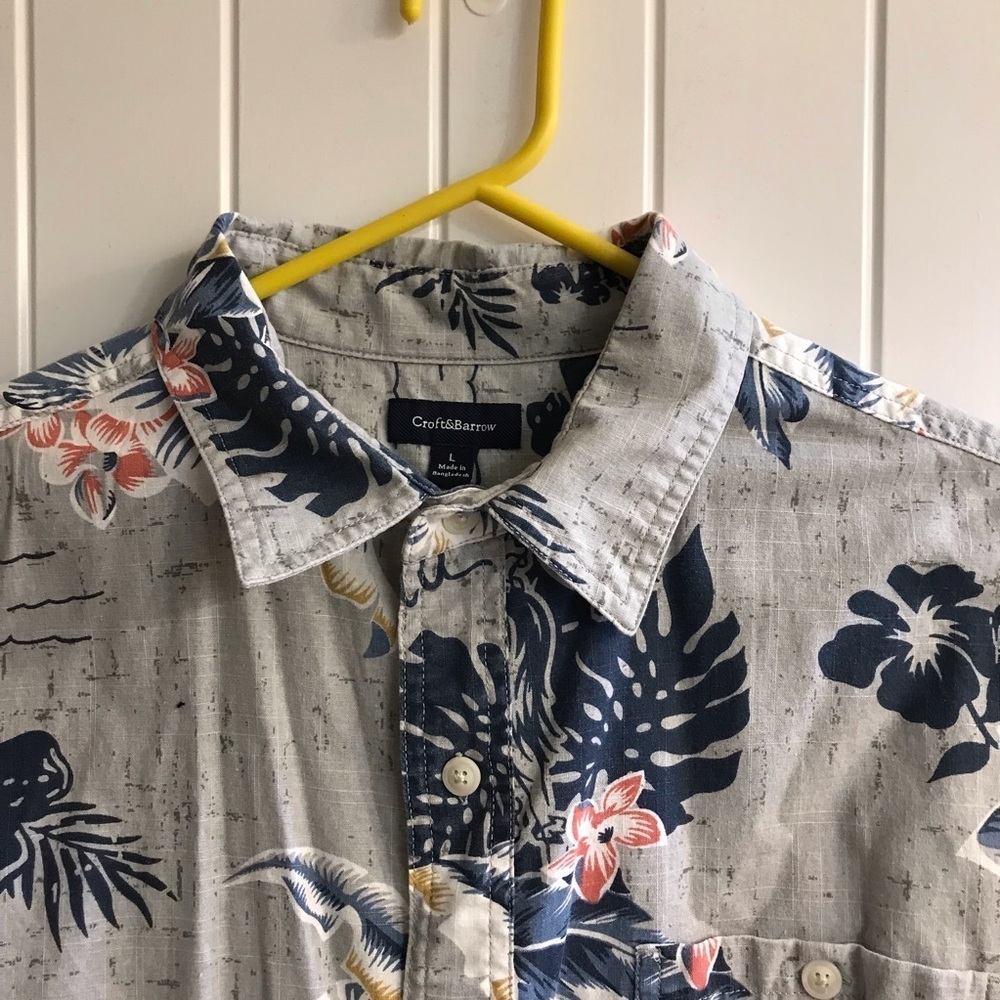 🌴 Croft&Barrow Hawaiian Shirt - Picture 3 of 8